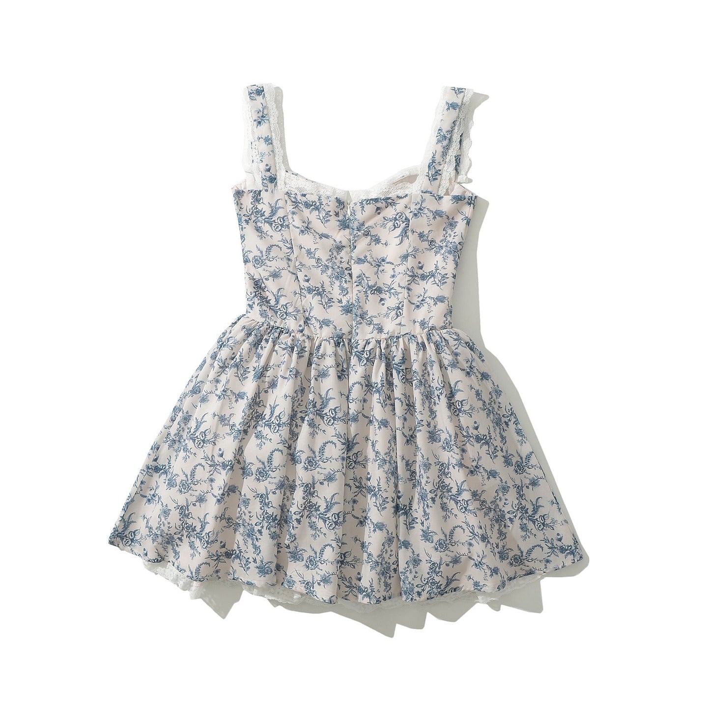 Kvinnors Miniklänning Blommig Design Justerbara Spaghettiband Andningsbart Tyg 2