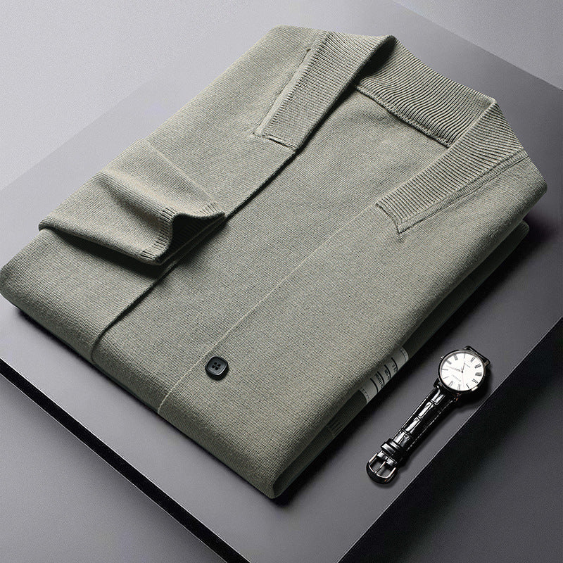 Herr Kofta Mjuk Polyester Minimalistisk Design-2