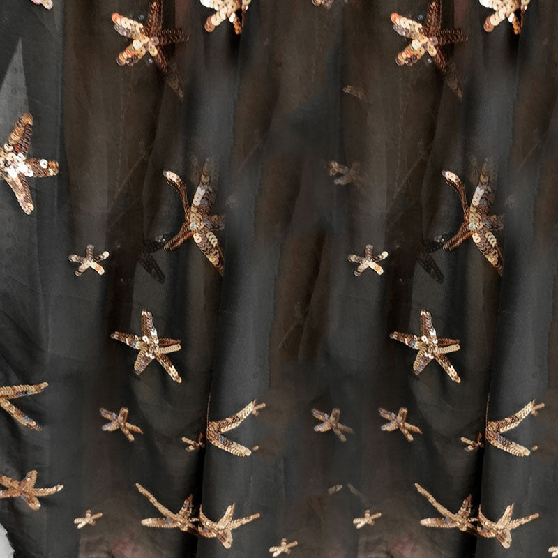 Variant image for Kvinnors Lång Klänning V-hals Chiffon-19