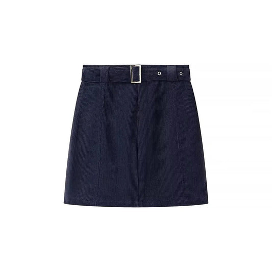 Kvinnors Minikjol Modern Design med Dekorativt BĂ€lte Mjuk Textil-1