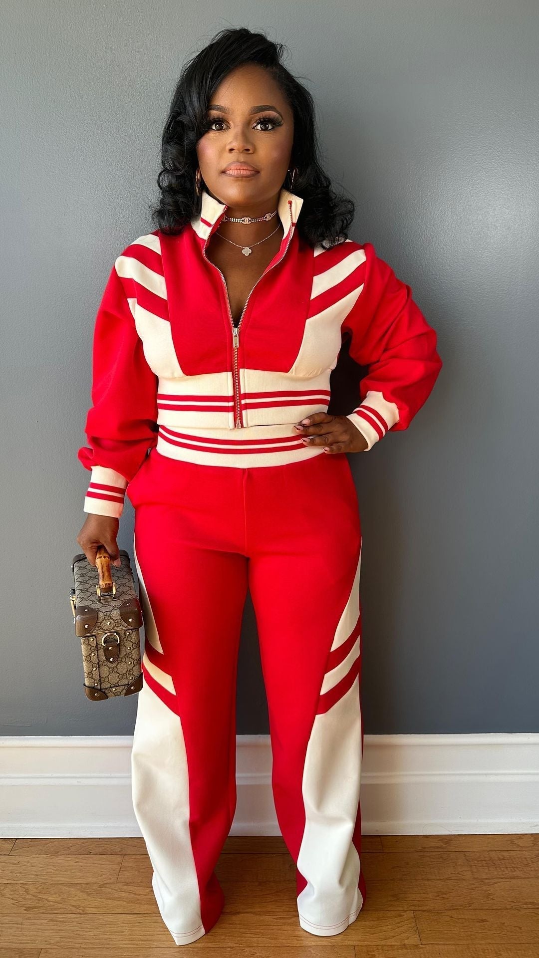 Variant image for Dam Långvapen Set Patchwork Polyester och Spandex-7