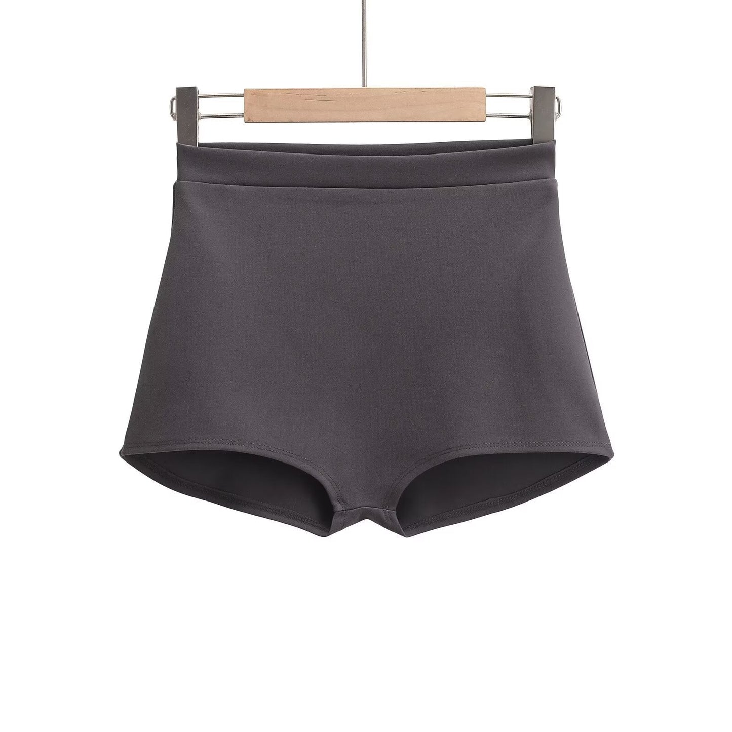 Kvinnor Sportiga Shorts Andningsbart Tyg Elastiskt Midjeband 6