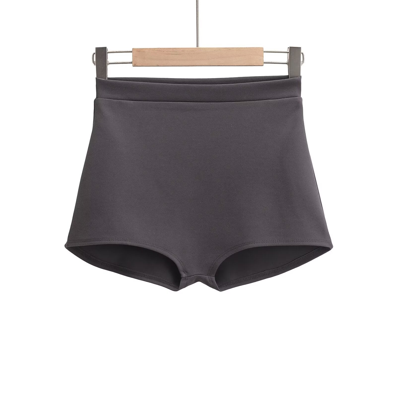 Kvinnor Sportiga Shorts Andningsbart Tyg Elastiskt Midjeband 6