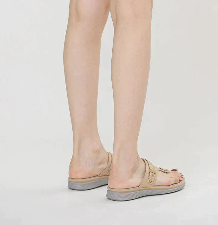Dam Flip Flops Ergonomisk Syntetisk Textil-4