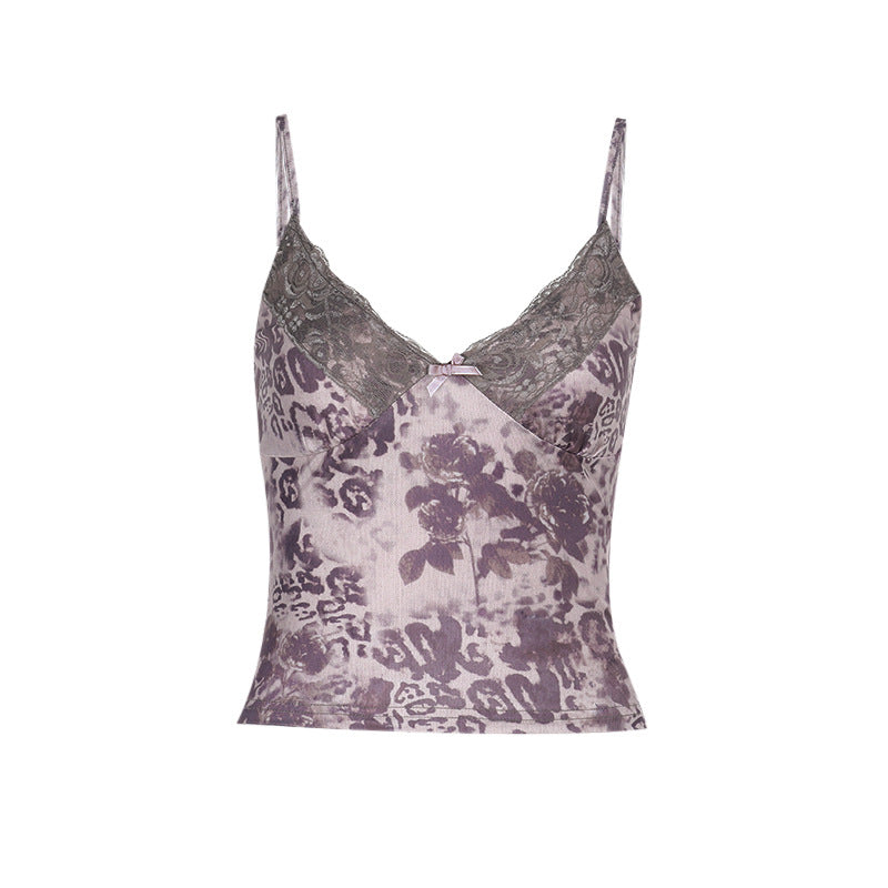 Dam Camisol Spets Justerbara Remmar Mjuk Tyg 6