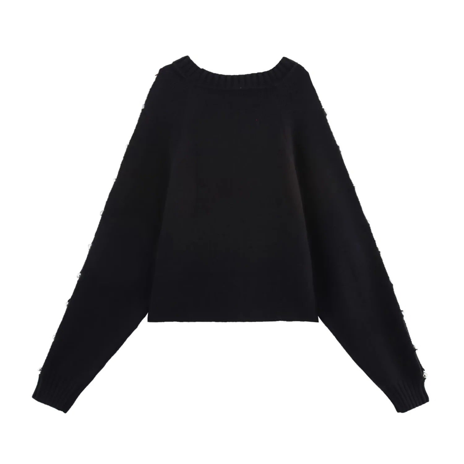 Kvinnors Stickad Tröja i Mjuk Bomull med Knappdetaljer – Löst Snitt, Perfekt för Vardag och Fest 3