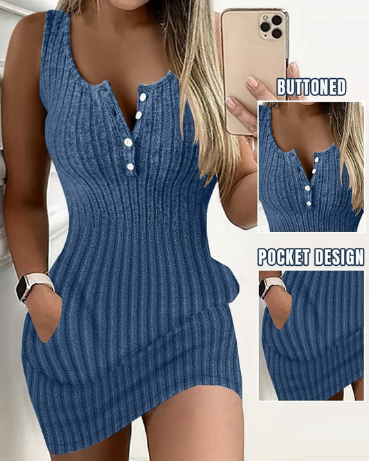 Kvinnors Midi Klänning Bodycon Polyester 1