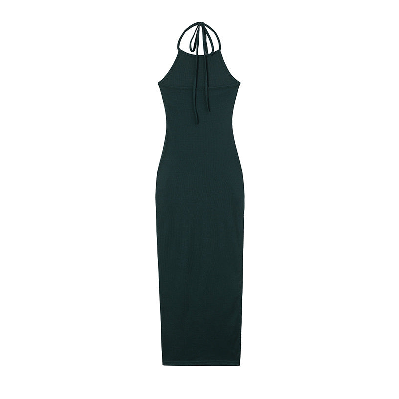 Kvinnors Midi Klänning Bodycon Polyester-5
