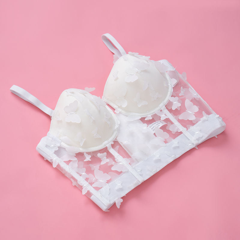 Variant image for Dam Crop Top Spaghettiträner Polyester Elastisk-5