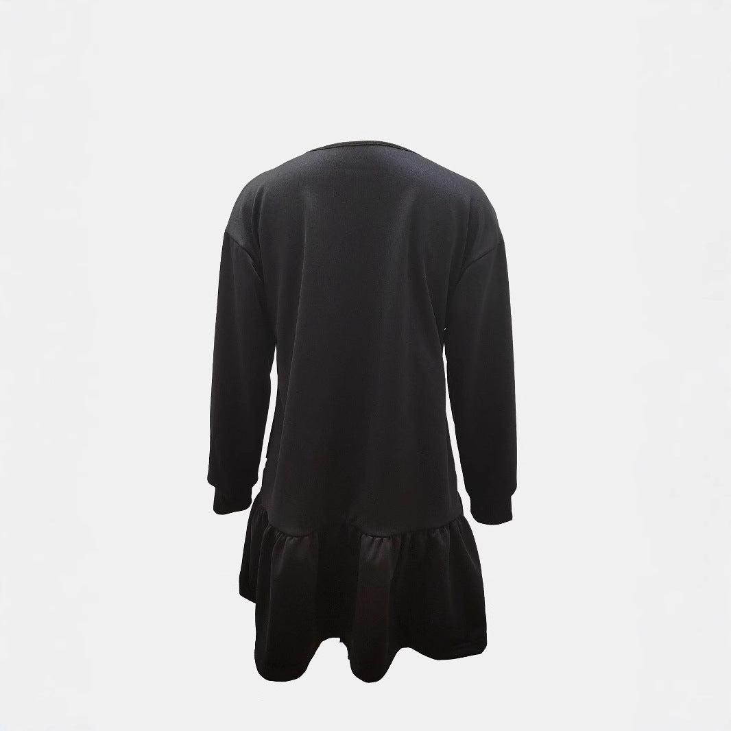 Kvinnors Minikjol Ruffled Spandex Kort Kjol-6