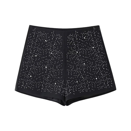 Dam Glittrande Shorts Paljetter Lätt Material 1
