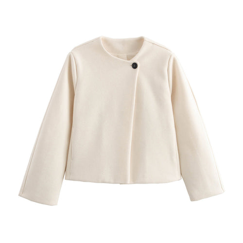 Fleecejacka Dam Asymmetrisk Snitt Mjuk Fleece 1