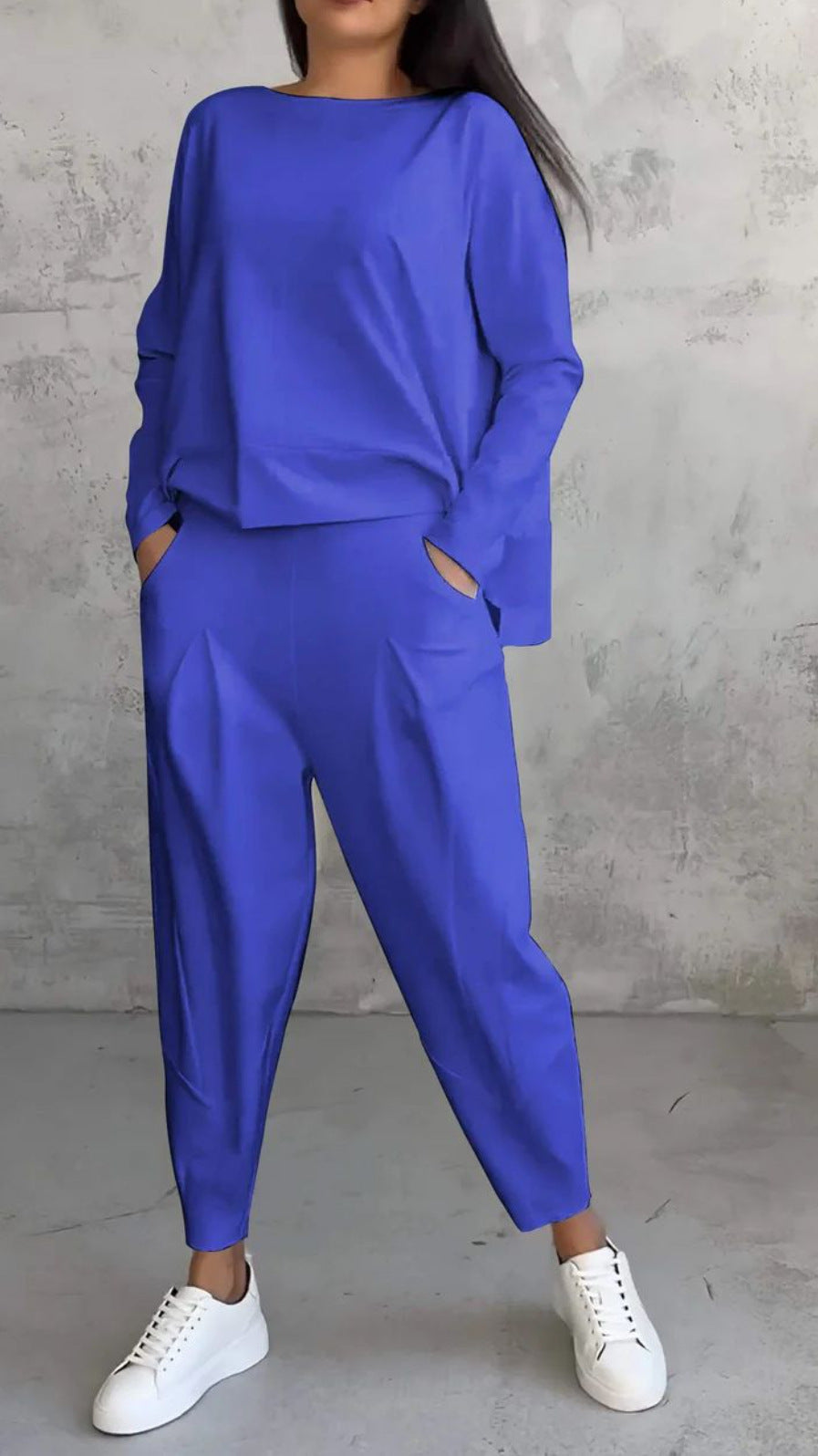 Variant image for Dam Långärmad Topp Pendlarstil Polyester-19