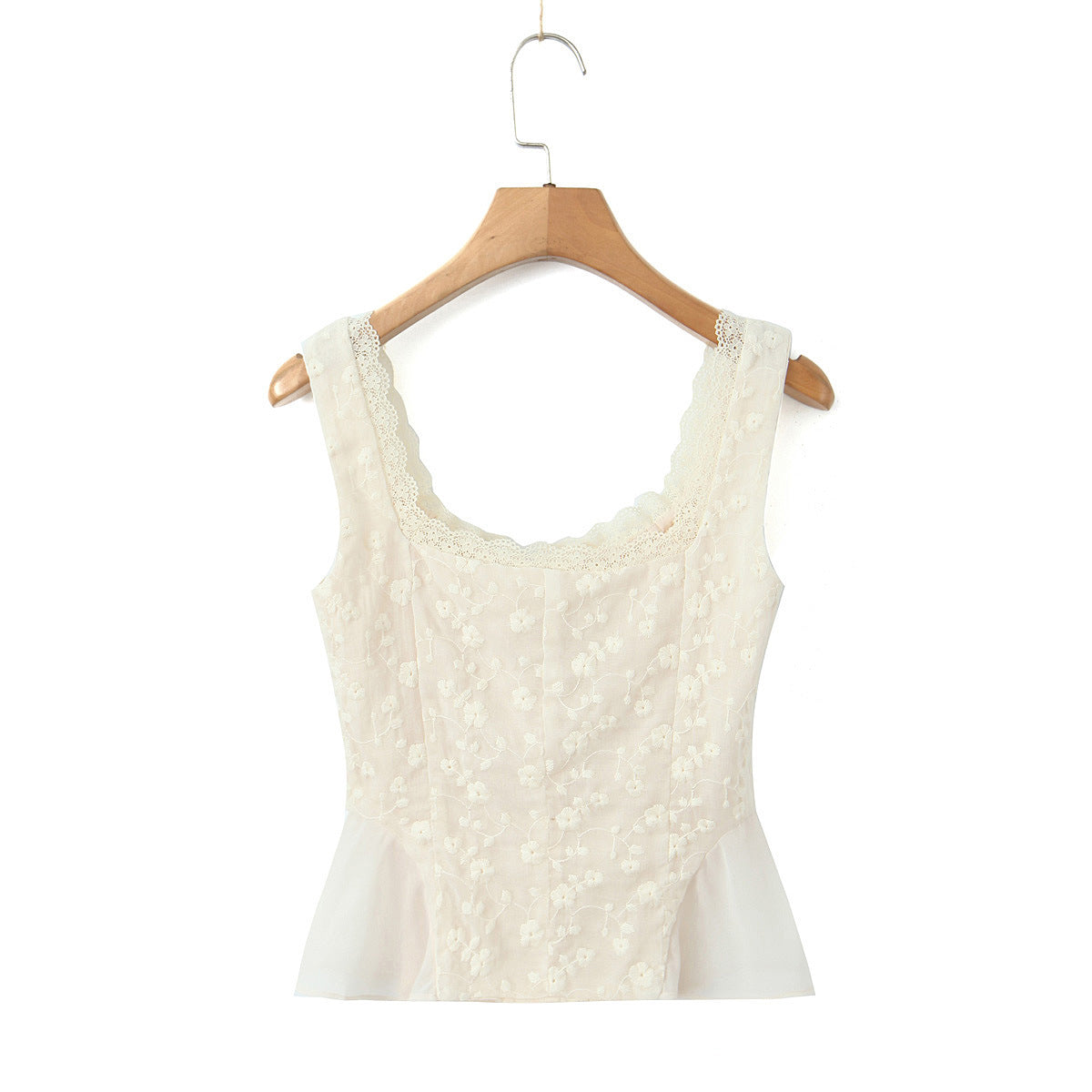 Kvinnors Fishtail Rock Set Spaghetti Band Polyester-3