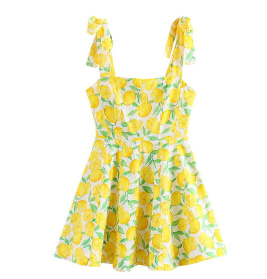 Dam Sommarklänning Justerbara Remmar Citrusdesign Bomix 1