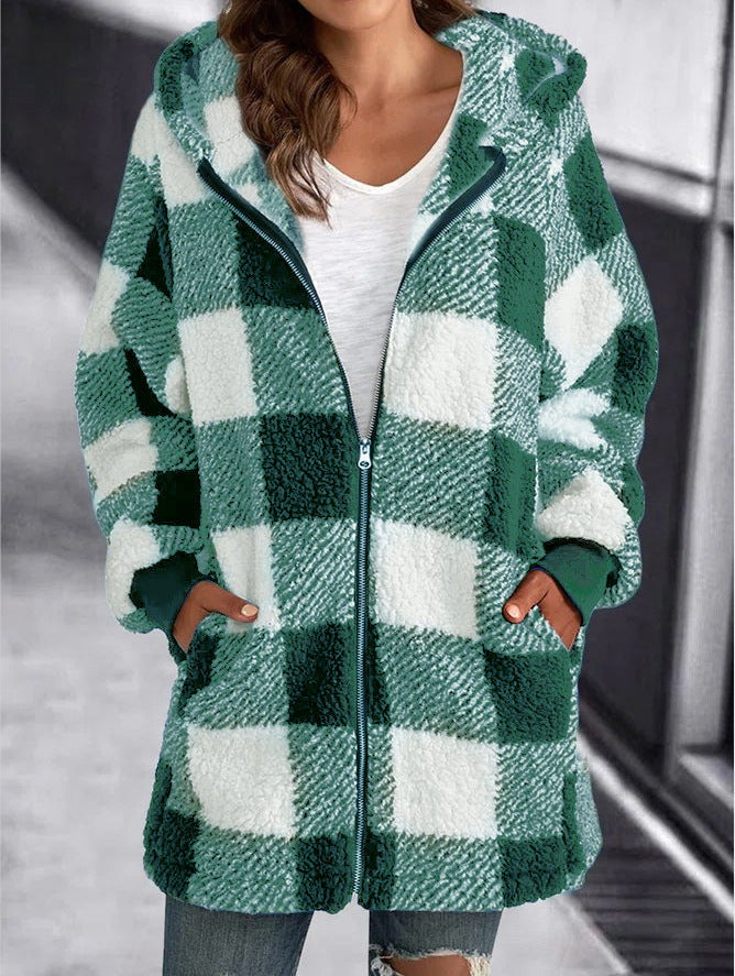 Variant image for Damjacka Korthuvad Czip-Up Polyester Loose Fit med Fickor-25