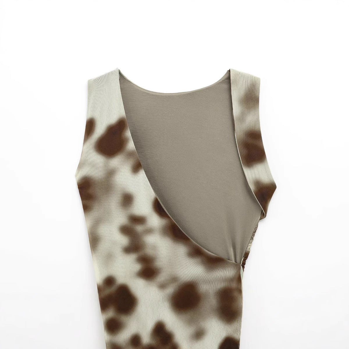 Damklänning A-Line Sidenchiffong Fina Klänningar för Fest och Vardag-4