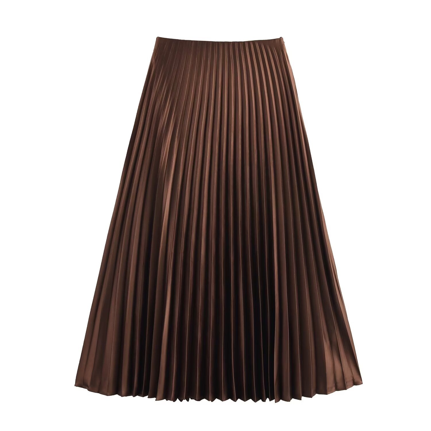 Kvinnors Vikskjol Färgblockering Polyester Elastan-3