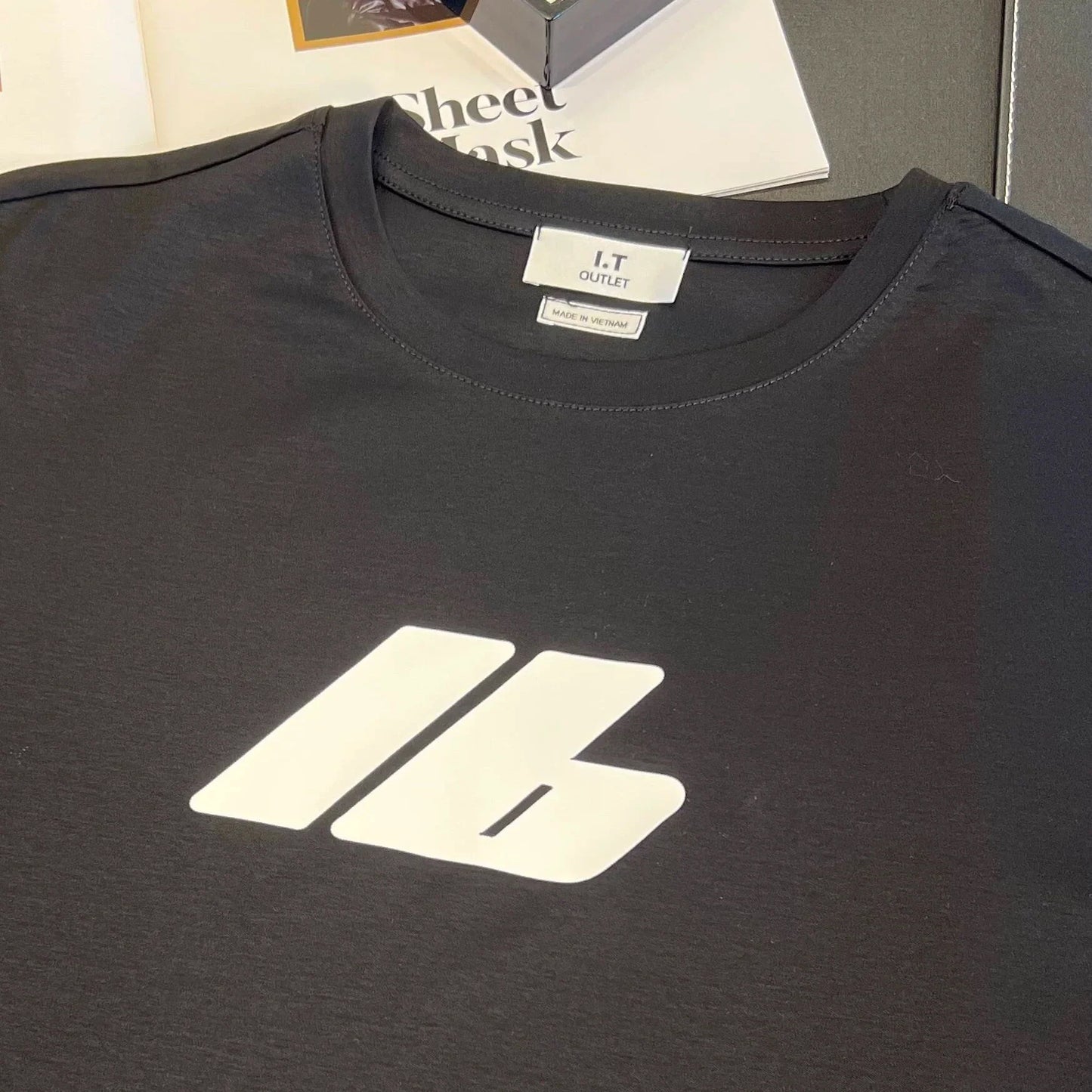 Herr Långärmad T-shirt Rundhalsad 100% Bomull-2