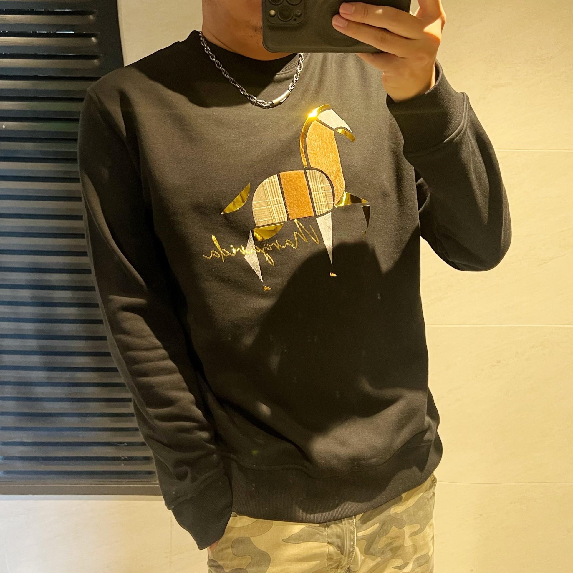 Dam T-shirt Rundhals Bomull Lös Passform-1