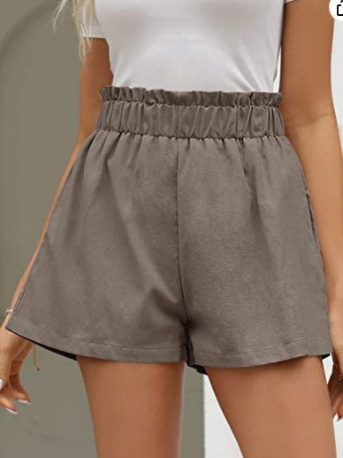 Dam Avslappningsshorts Casual Mjuk Tyg 4