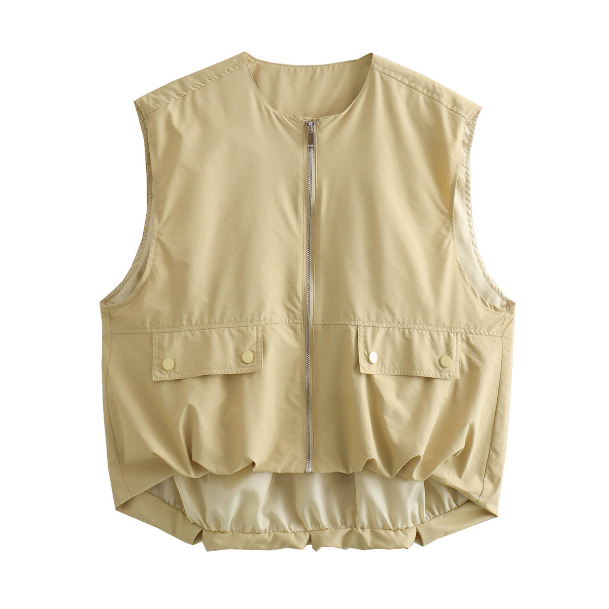 Dam Cardigan Västar Polyester Bomull-1