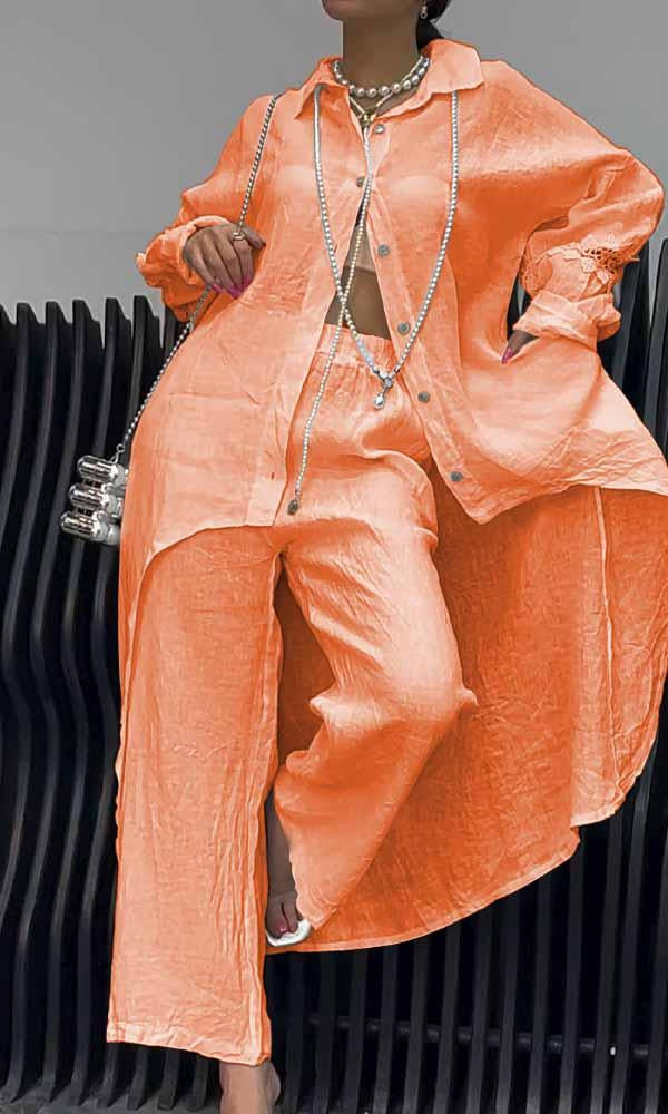 Variant image for Herr Oregelbunden Hemdräkt Lång Ärmar Polyester-9