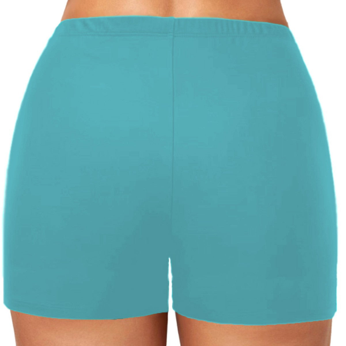 Sportiga Badshorts för Kvinnor med Hög Midja – Snabbtorkande Tyg, Bekväm Passform för Simning och Strandaktiviteter 5