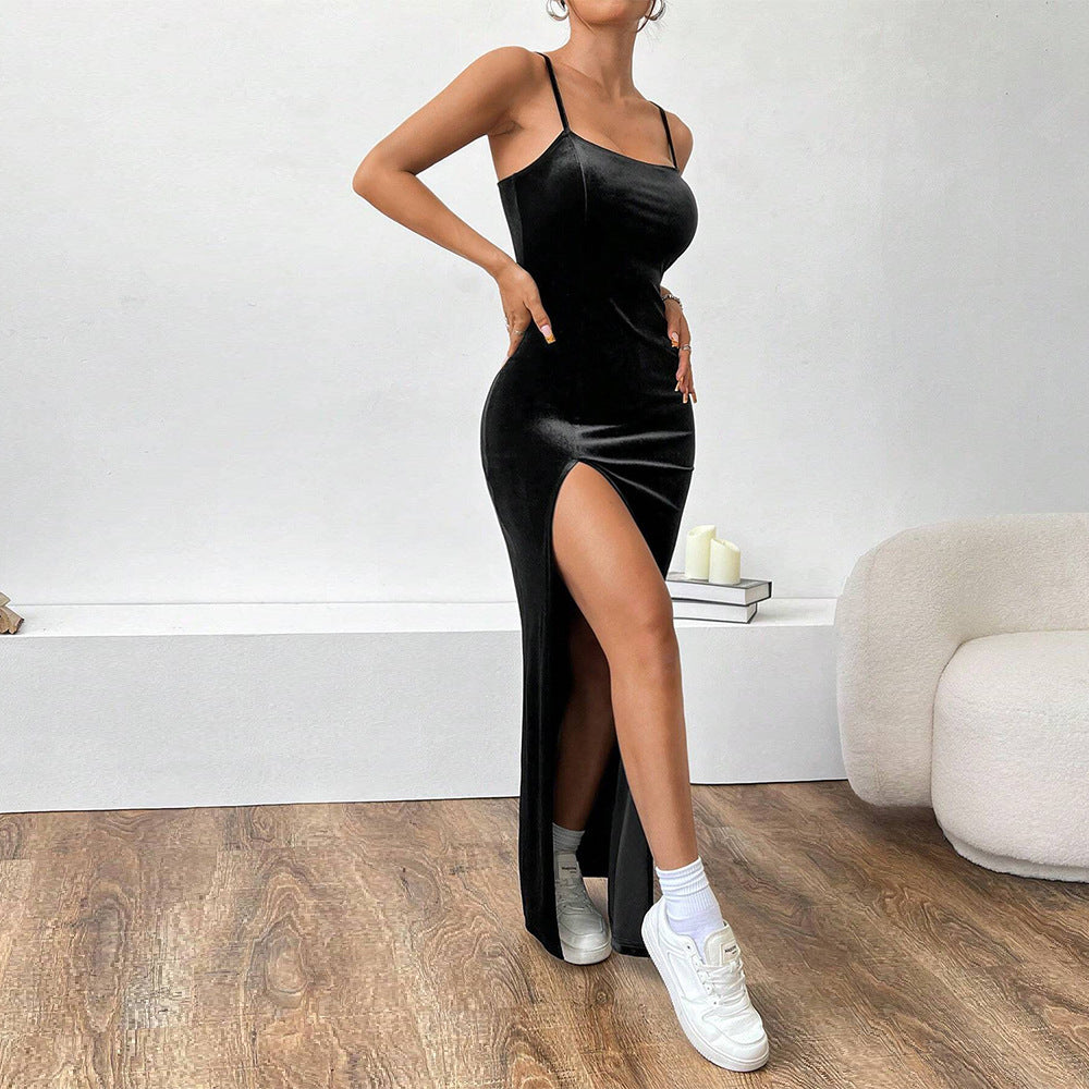 Dam A-Line Kjol Midi Polyester Svart-5