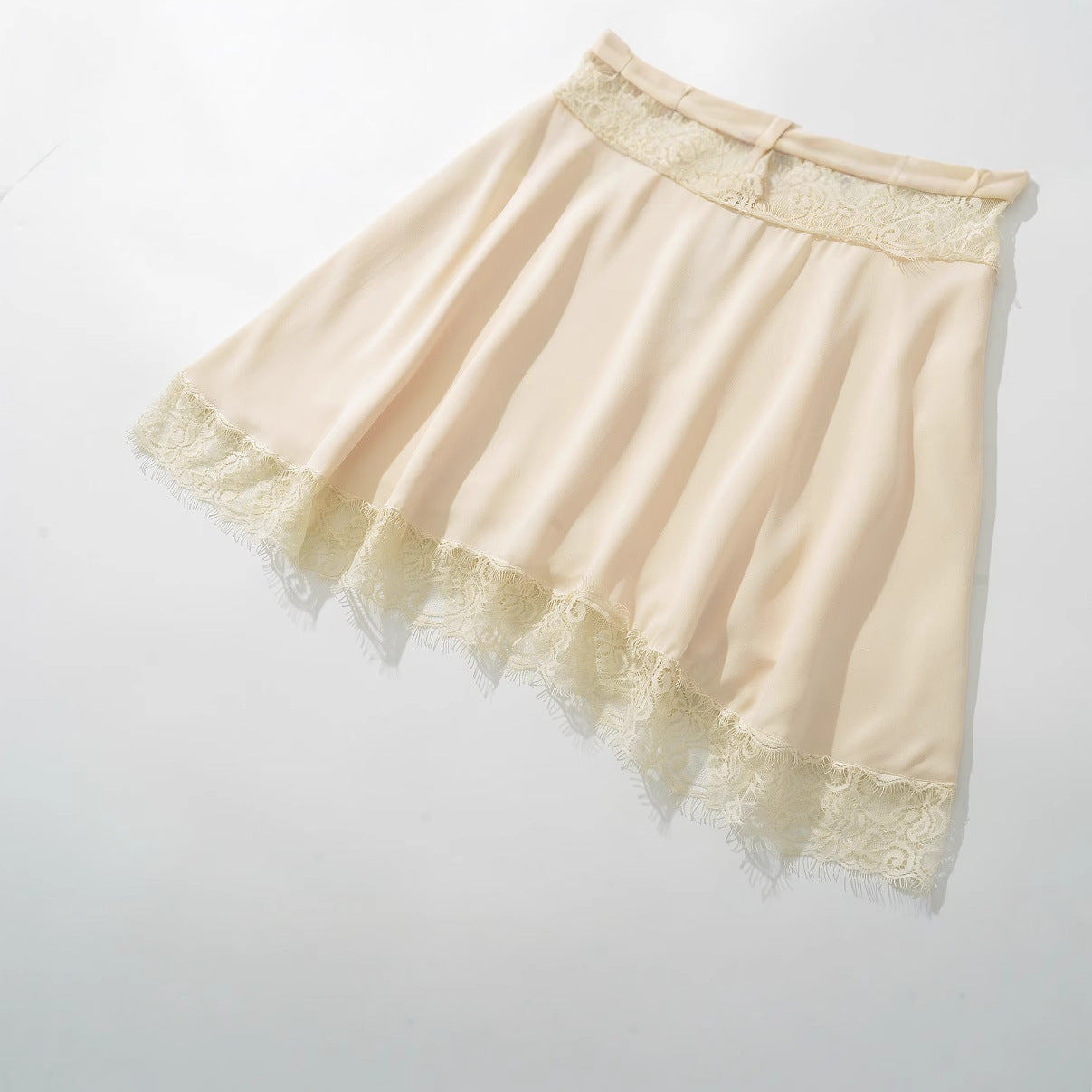 Dam Klänning Ruffle Design Lätt Tyg Skräddarsydd Silhuett 4