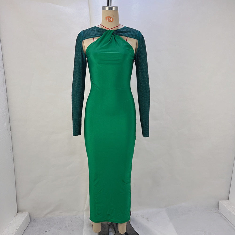 Variant image for Fina Dam Klänningar Långärmade Elegant Polyester-4