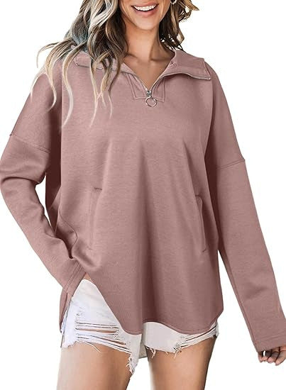 Variant image for Hoodie Herr Löst Passform Dragkedja Polyester-41