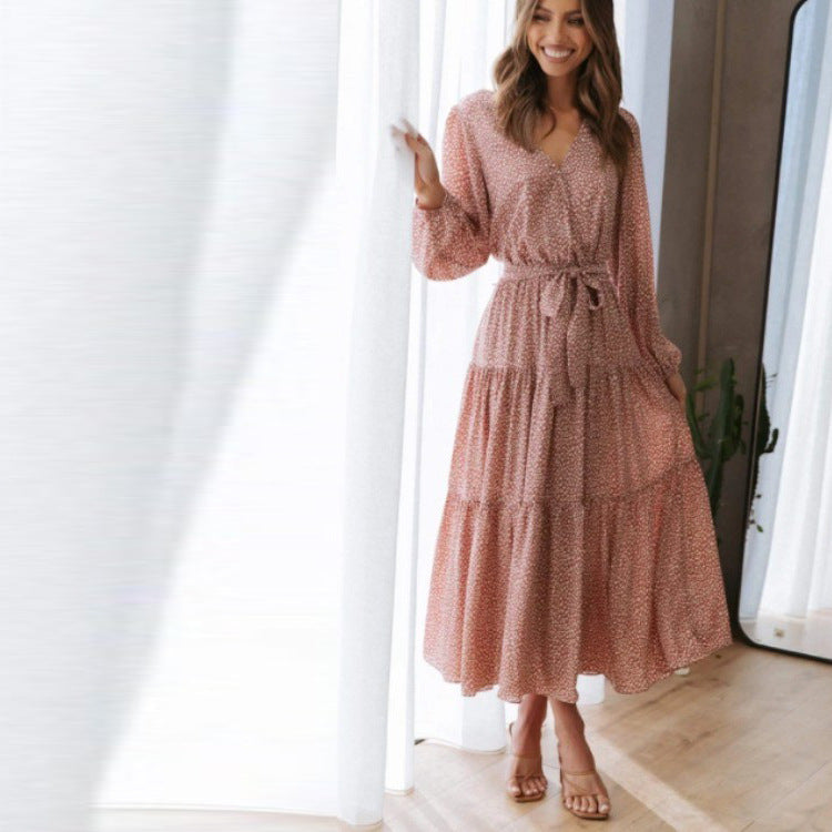 Dam Hem-Rock Bohemisk Tryckt Utställd Polyester-2