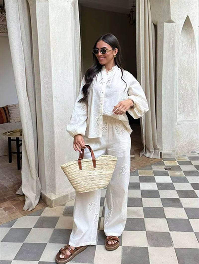 Variant image for Dam Klänning Spetsskjorta Hög Midja Elastisk Midi-Rock-1