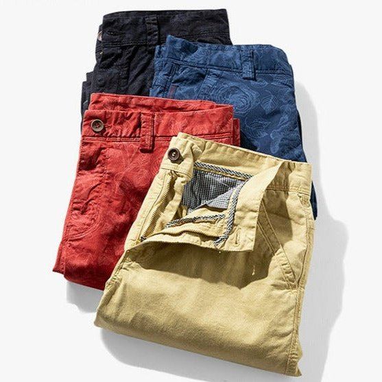Herr Shorts Blommönster Andningsbart Material-3