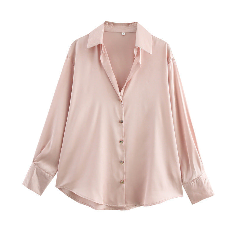 Variant image for Unisex Skjorta V-Neck Långärmad Polyester-33
