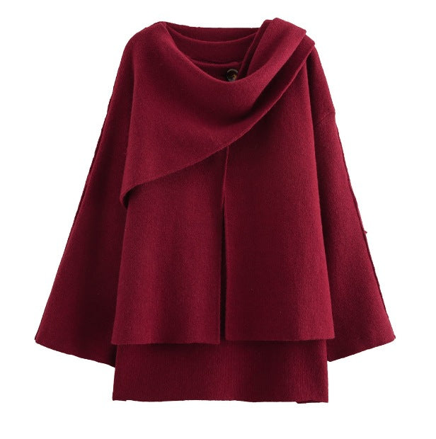 Kvinnors Tröja Asymmetrisk Drapering Mjuk Tyg-5