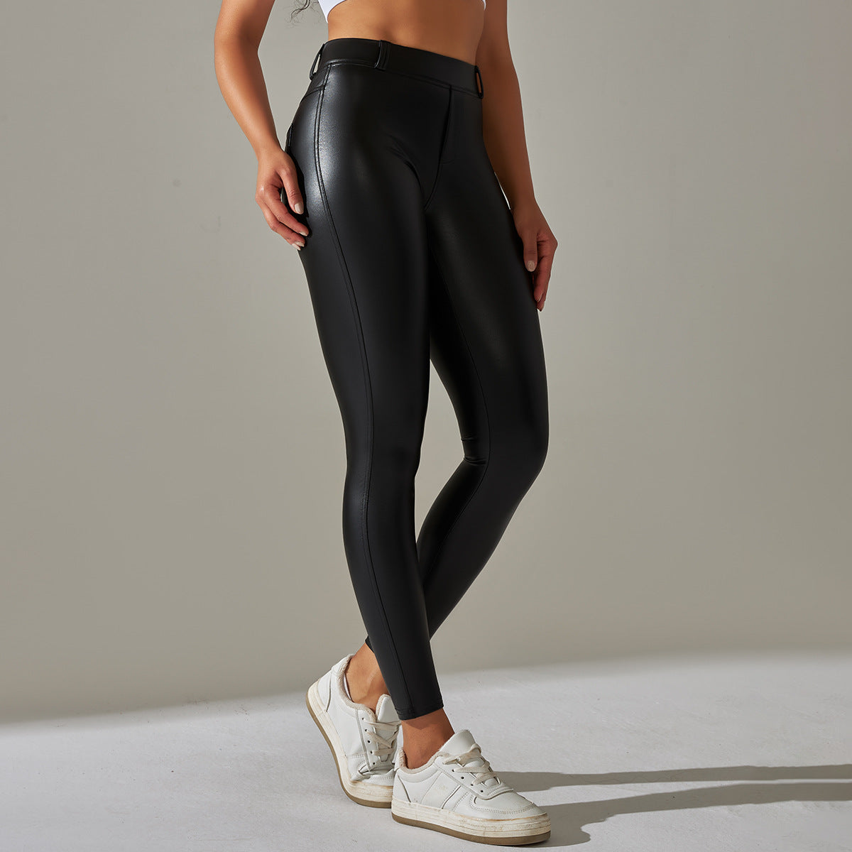Damleggings Sportig Design Polyester-4