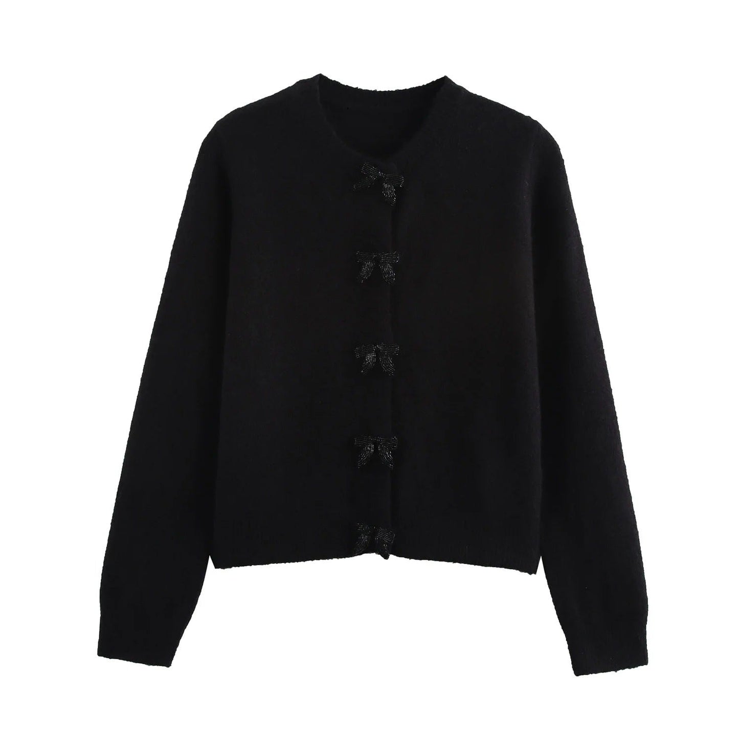Kvinnors Cardigan Elegant Mjuk Material 1