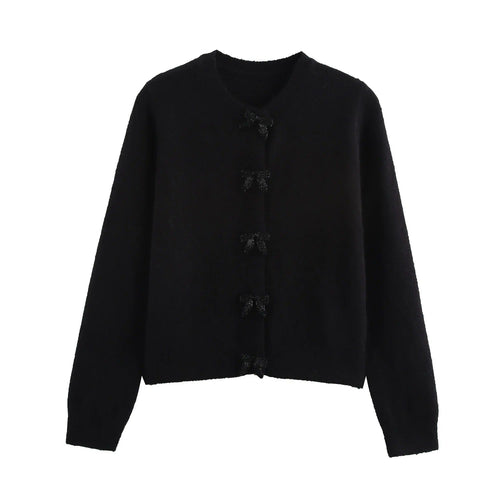 Kvinnors Cardigan Elegant Mjuk Material 1
