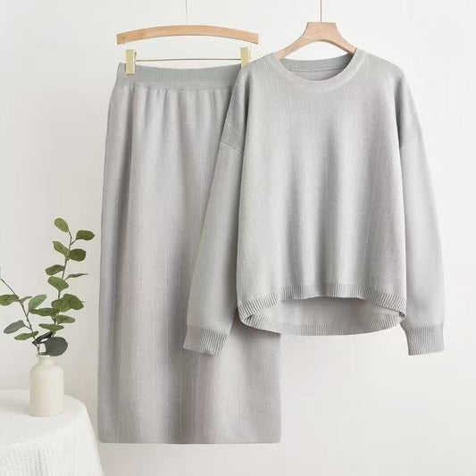 Kvinnors Midi Rockset Hög Midja Spandex-1