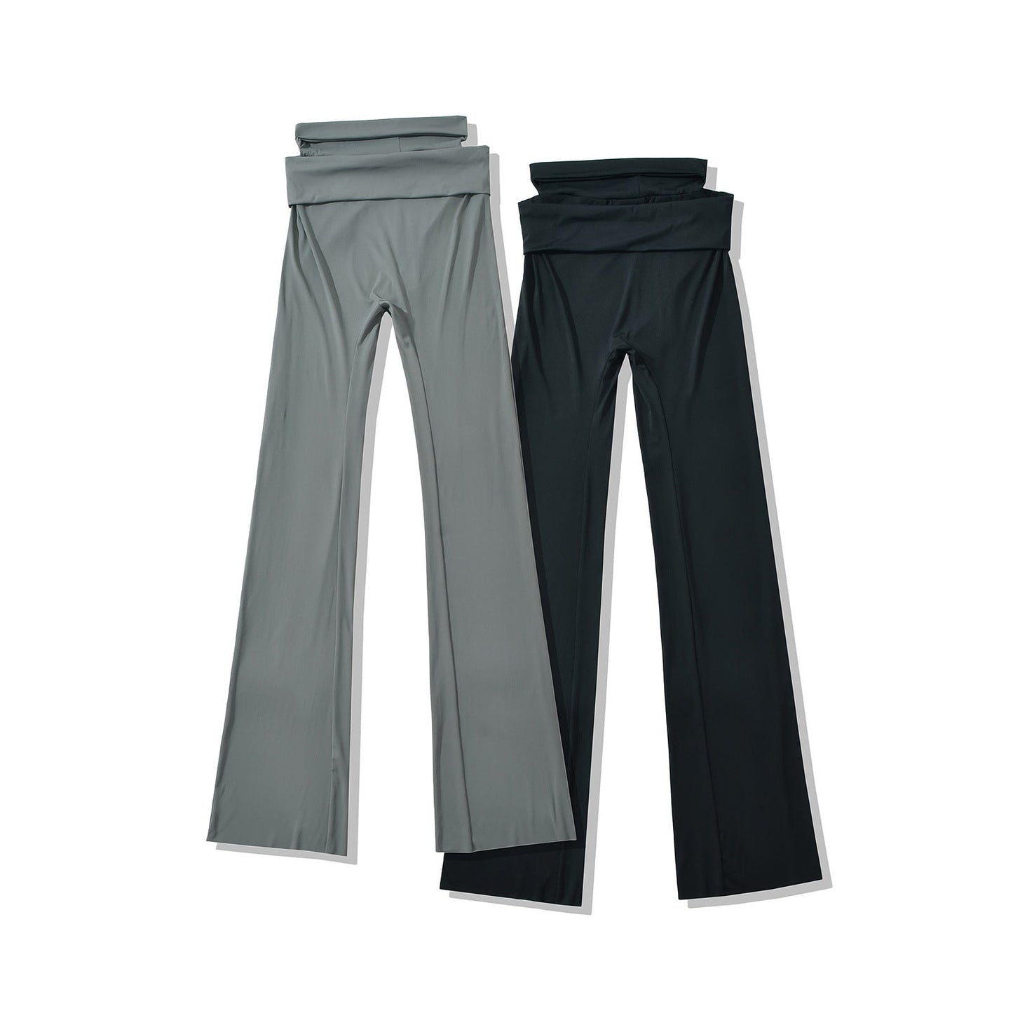 Hög Midja Dam Leggings i Andningsbart Tyg – Elegant Snitt för Komfort och Stil 2