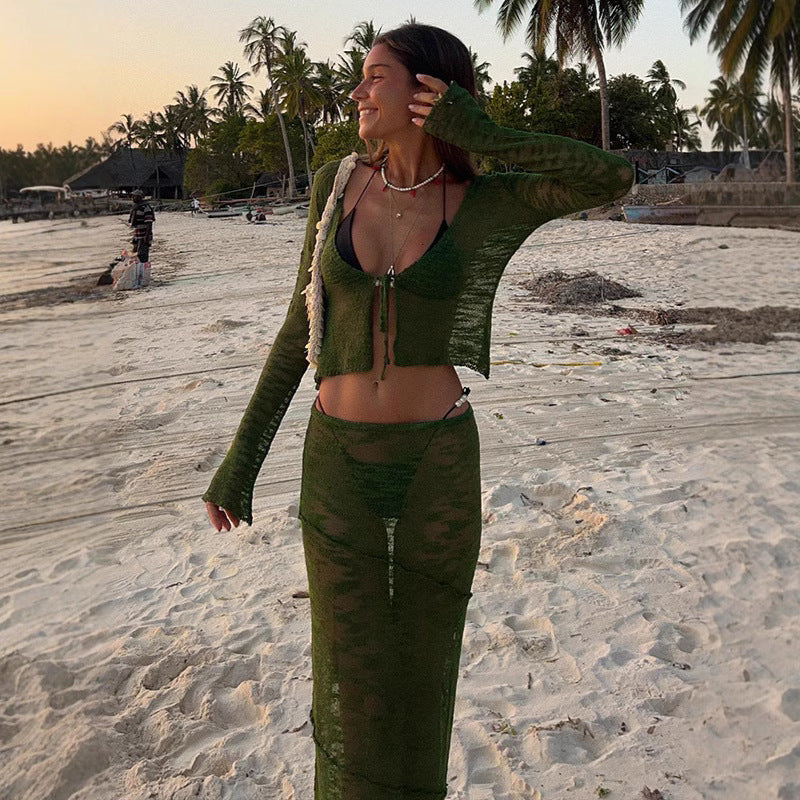 Dam Strandklänning Off-Shoulder Lätt Material Maximal Längd 2