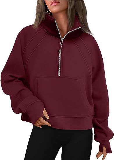 Fleecetröja Dam Kort Ståkrage Slim Fit Polyester-3