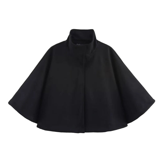 Kvinnors Kappa Ăppen Front Mjuk Material Elegant StĂ„krage 1