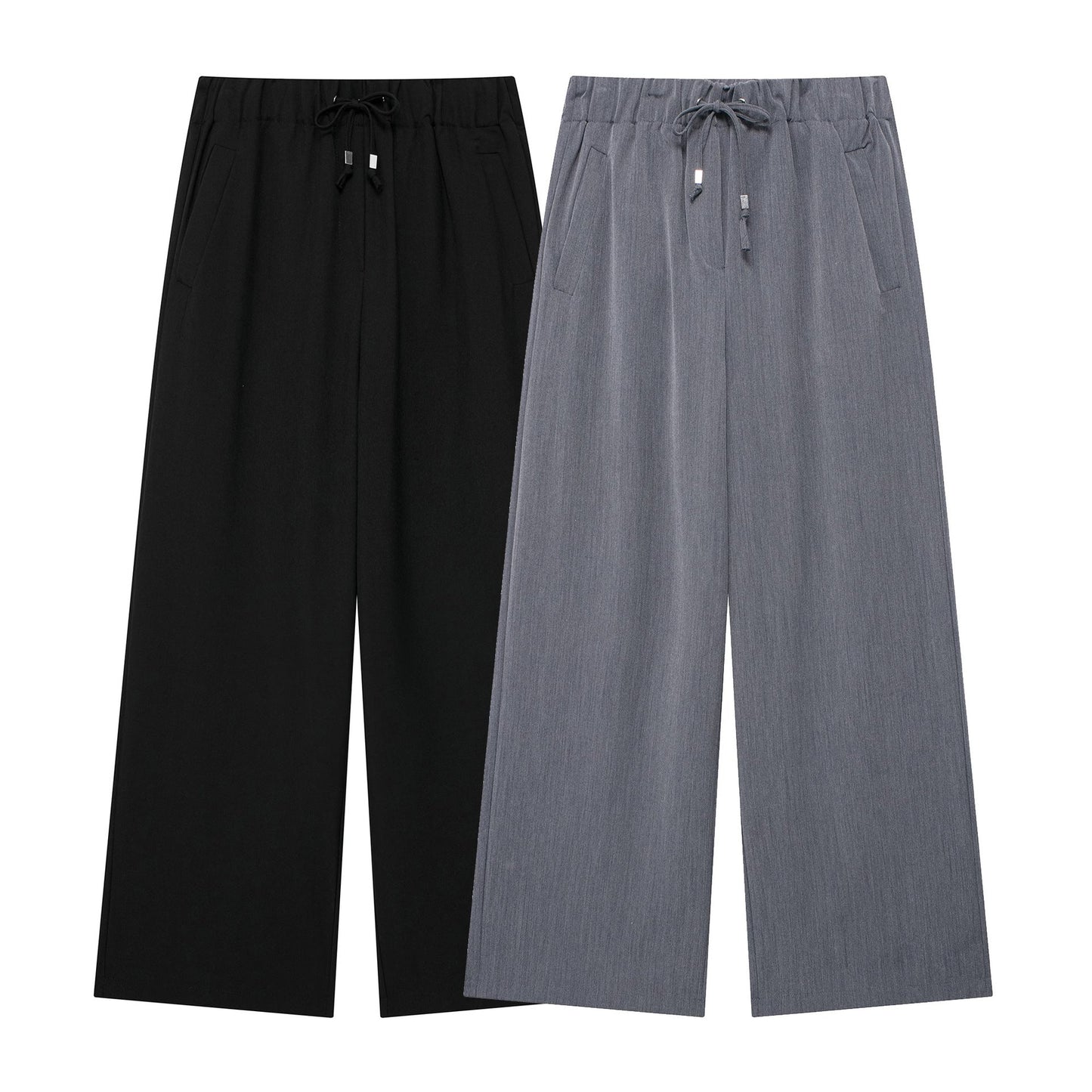 Kvinnors Höga Midjabyxor Street Style Polyester 2