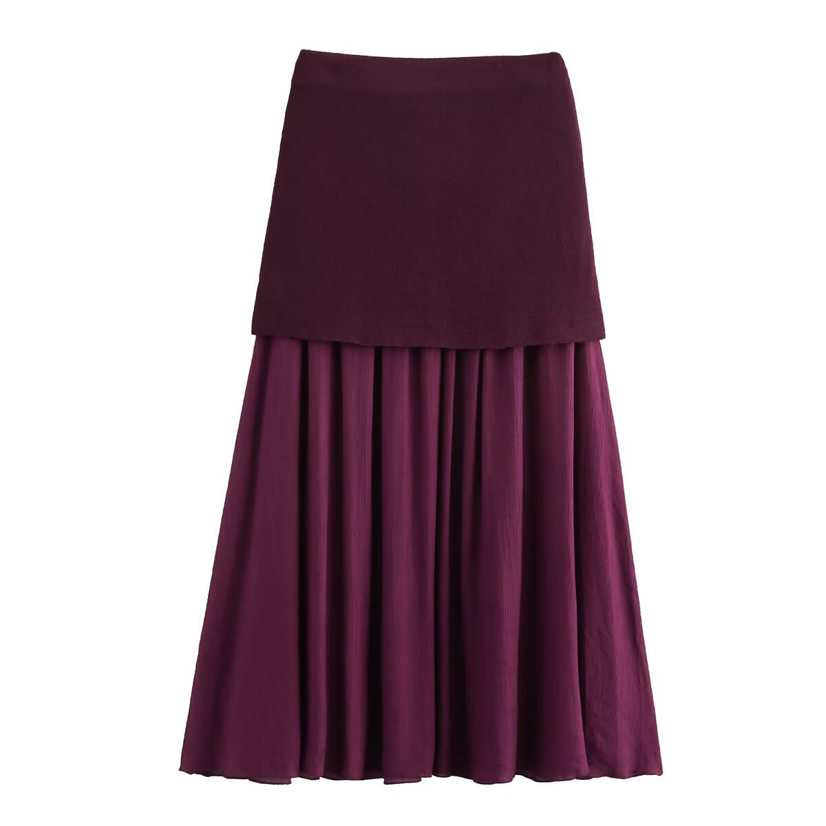 Variant image for Dam V-ringad Väster Set med Plisserad Kjol i Polyester för Sommarens Mode-7