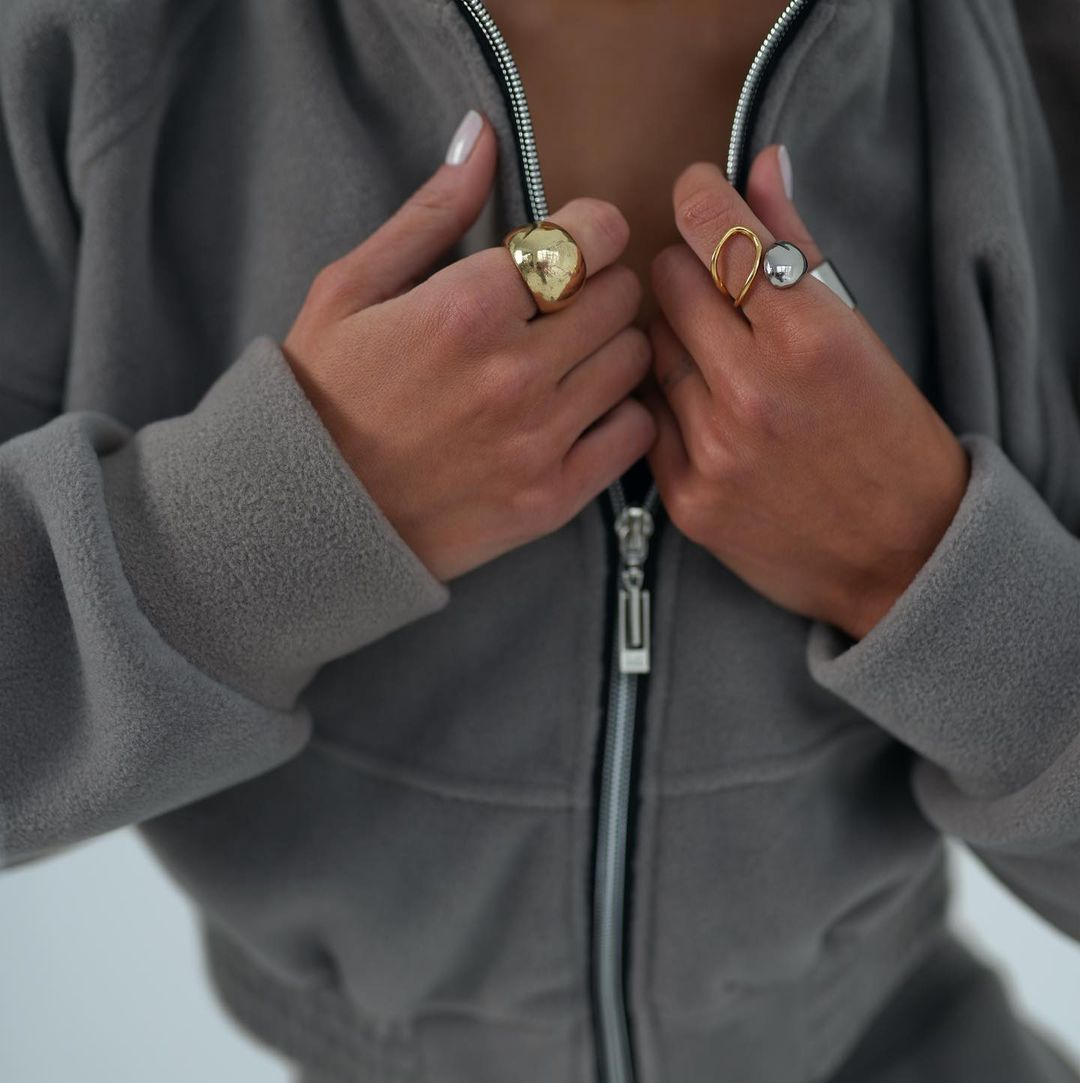 Kvinnors Träningsdräkt Fleece Smickrande Silhuett 2