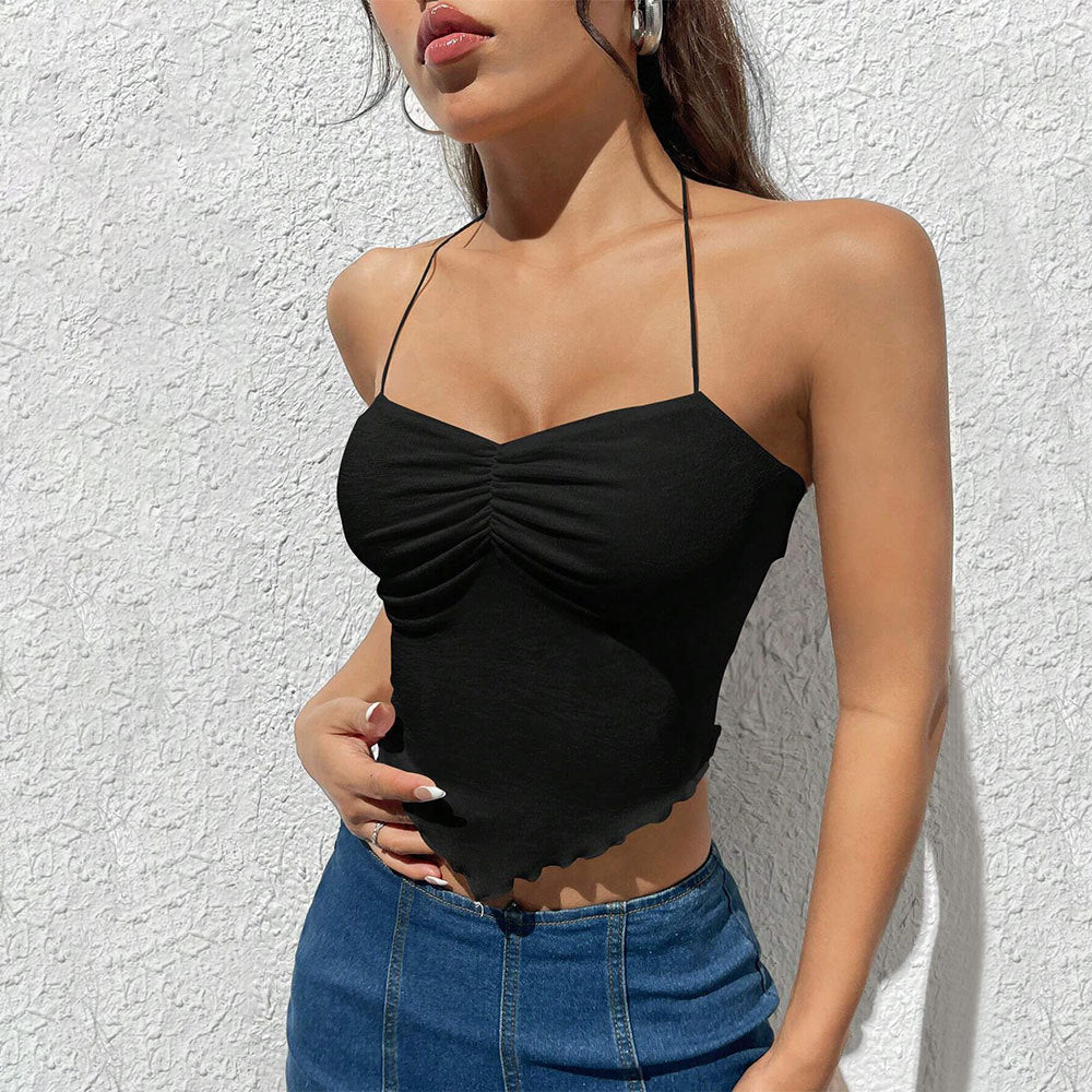 Tjejers Camisole Ryggfri Polyester-3