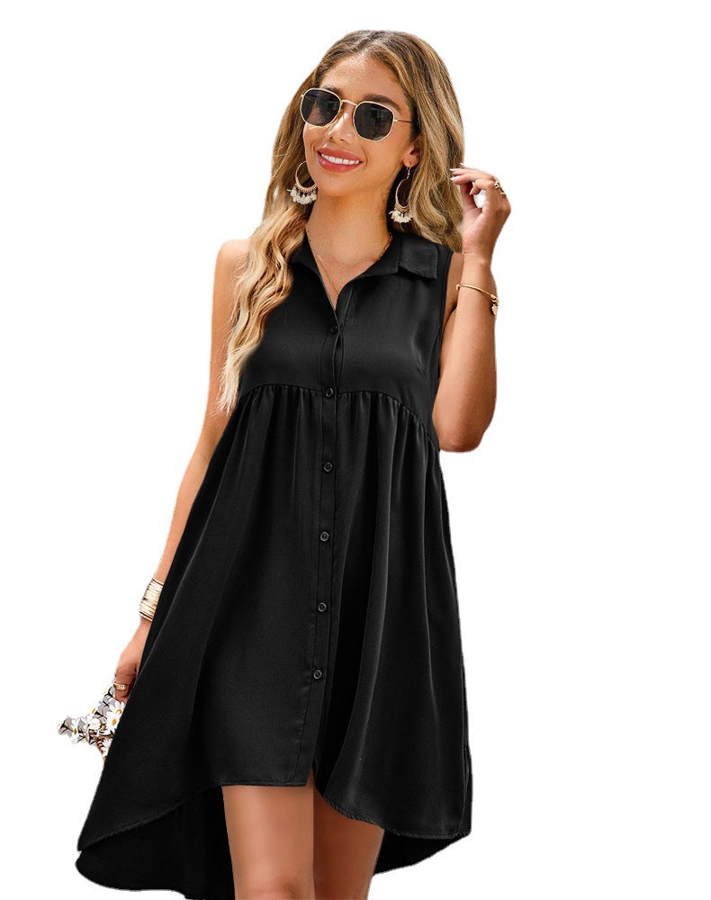 Variant image for Damklänning Ärmlös A-linje Midi Polyester-1